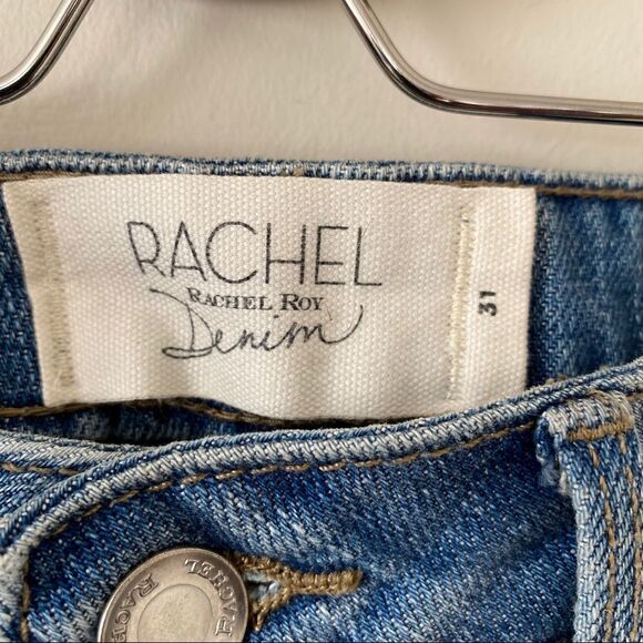 Rachel ROY-Distressed Embellished High Rise Shorts - Picture 8 of 8